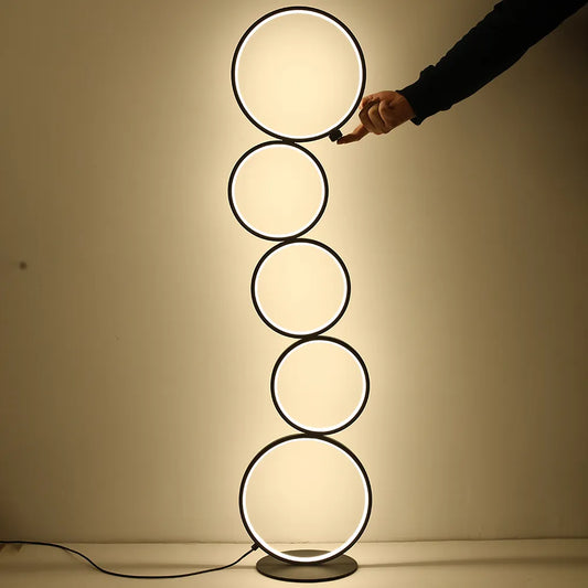 Modern Ring Touch LED Floor Lights - todaysshoptopic