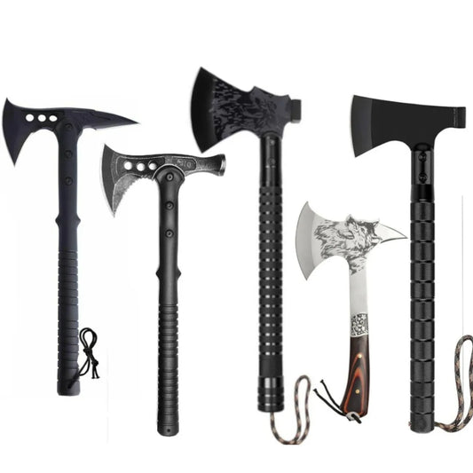 Survival Camping Axe Foldable Tactical Axe Multi Tool Kit Emergency Gear Outdoor Tourist Portable Tomahawk Wild Hatchet AX