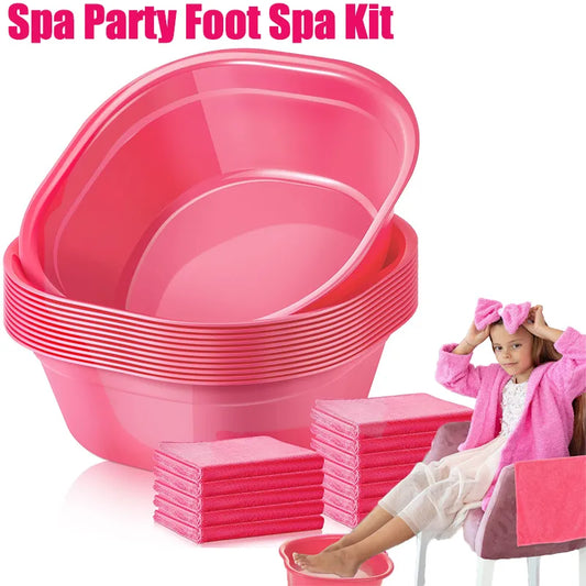 Kids Foot Spa Kit for Girls Pedicure Spa Tub Washbasin